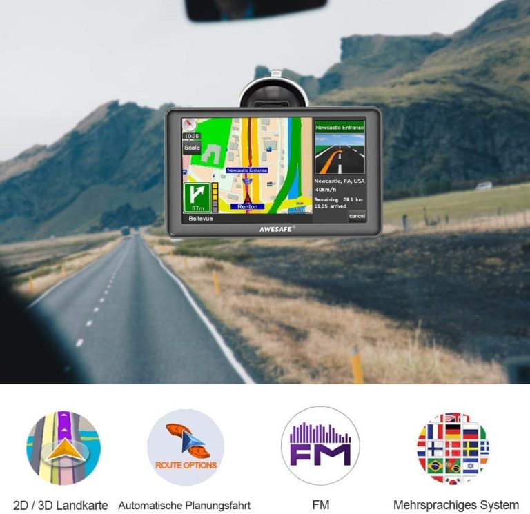 AWESAFE GPS Navi Navigation für PKW-LKW